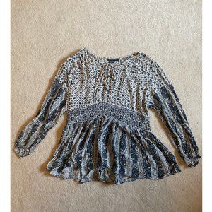 American Eagle Floral Blouse